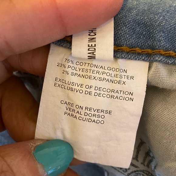 NWOT-Be Girl Jeans distressed denim skirt, size 2X - Picture 4 of 8